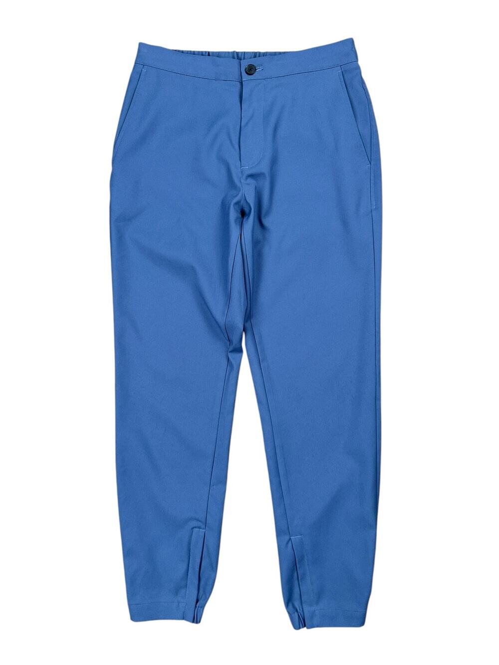 Mizzen+Main Current Blue Drawstring Performance Jogger Pants Blue — Size Medium